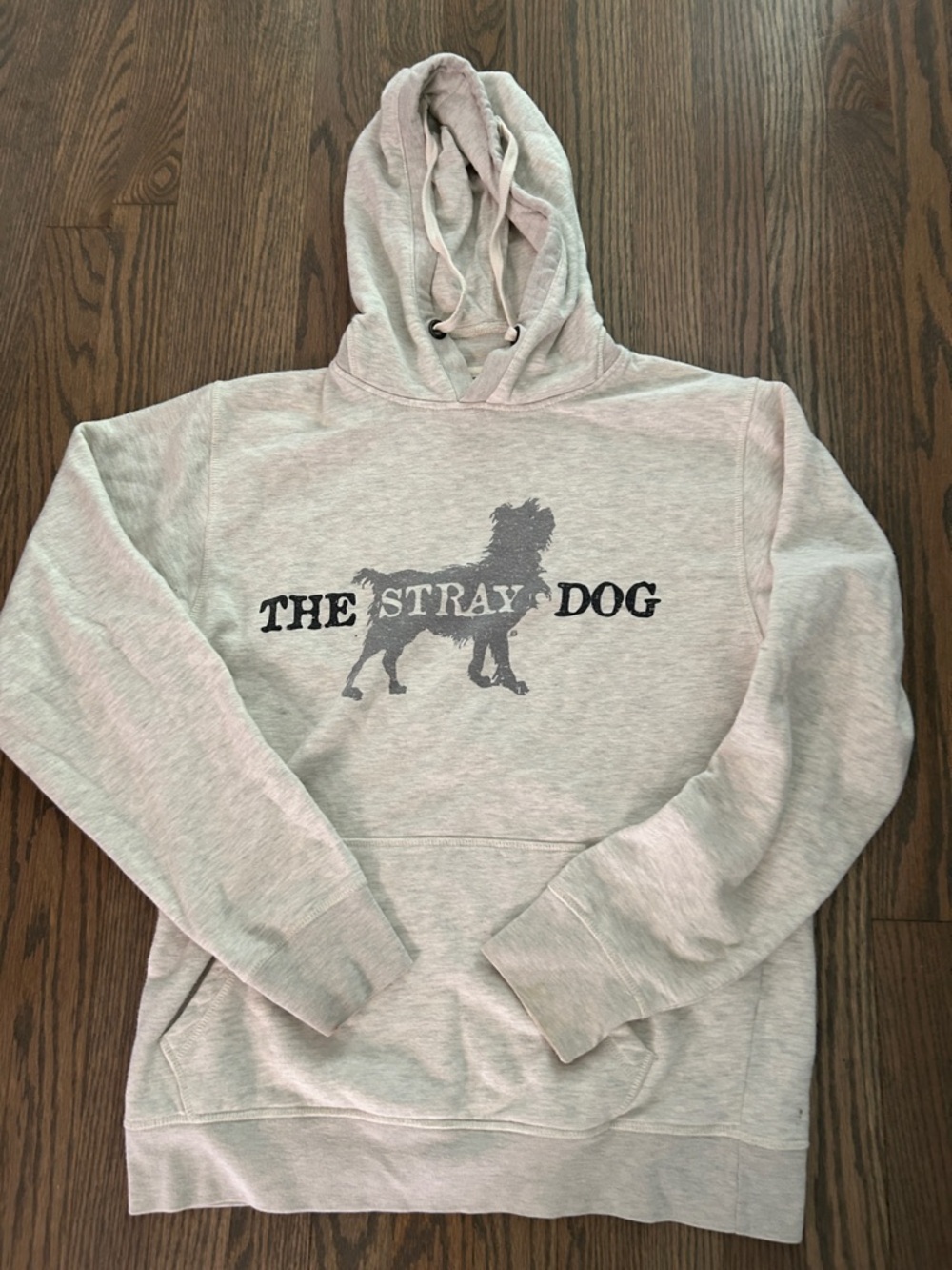 The Stray Dog M Light Gray Pullover Hoodie